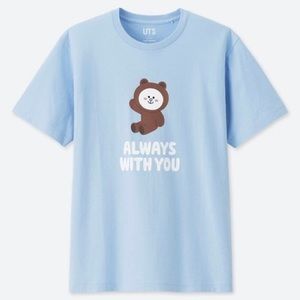 Uniqlo Line friends ‘Always with You’ tshirt in S